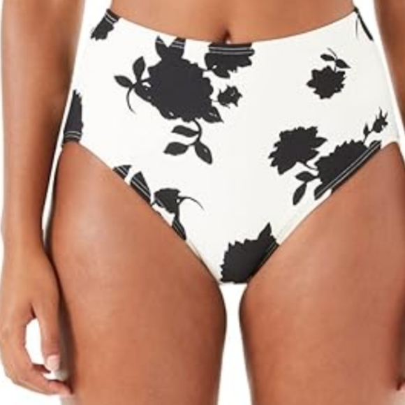 KATE SPADE IVORY/BLACK SWIMSUIT NWOT - Picture 4 of 8